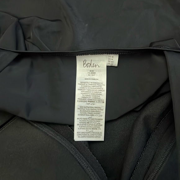 Boden 🏊‍♀️ swim Levanzo Black Tankini Sz 14. Hot deal🔥C23 - Picture 5 of 7